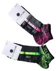 CALZINO SPORT 35-37 ROSA-NERO