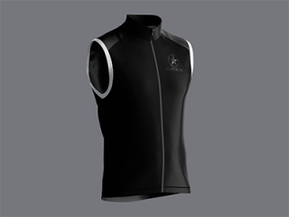 LINEA ALL BLACK GILET TECNICO ANTIVENTO