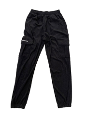 PANTALONE CARGO DONNA VELLUTO A RIGHE CON TASCHE