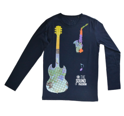 T-SHIRT UOMO MANICA LUNGA MUSIC