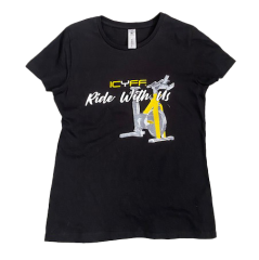 T-SHIRT DONNA RIDE WITH US